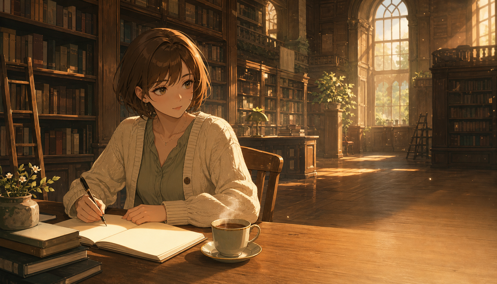 Dawn Library local wallpaper preview