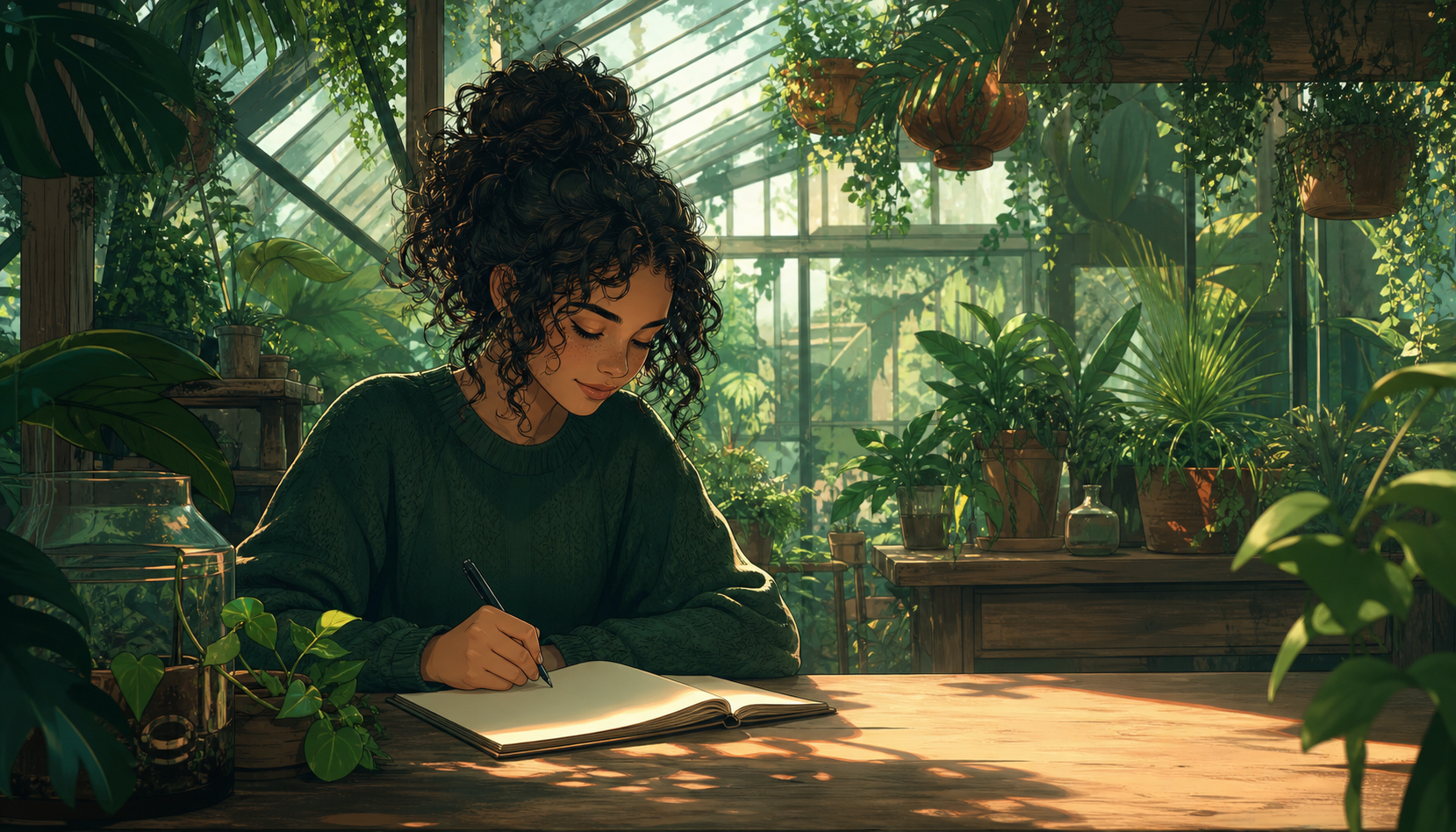 Greenhouse Desk local wallpaper preview