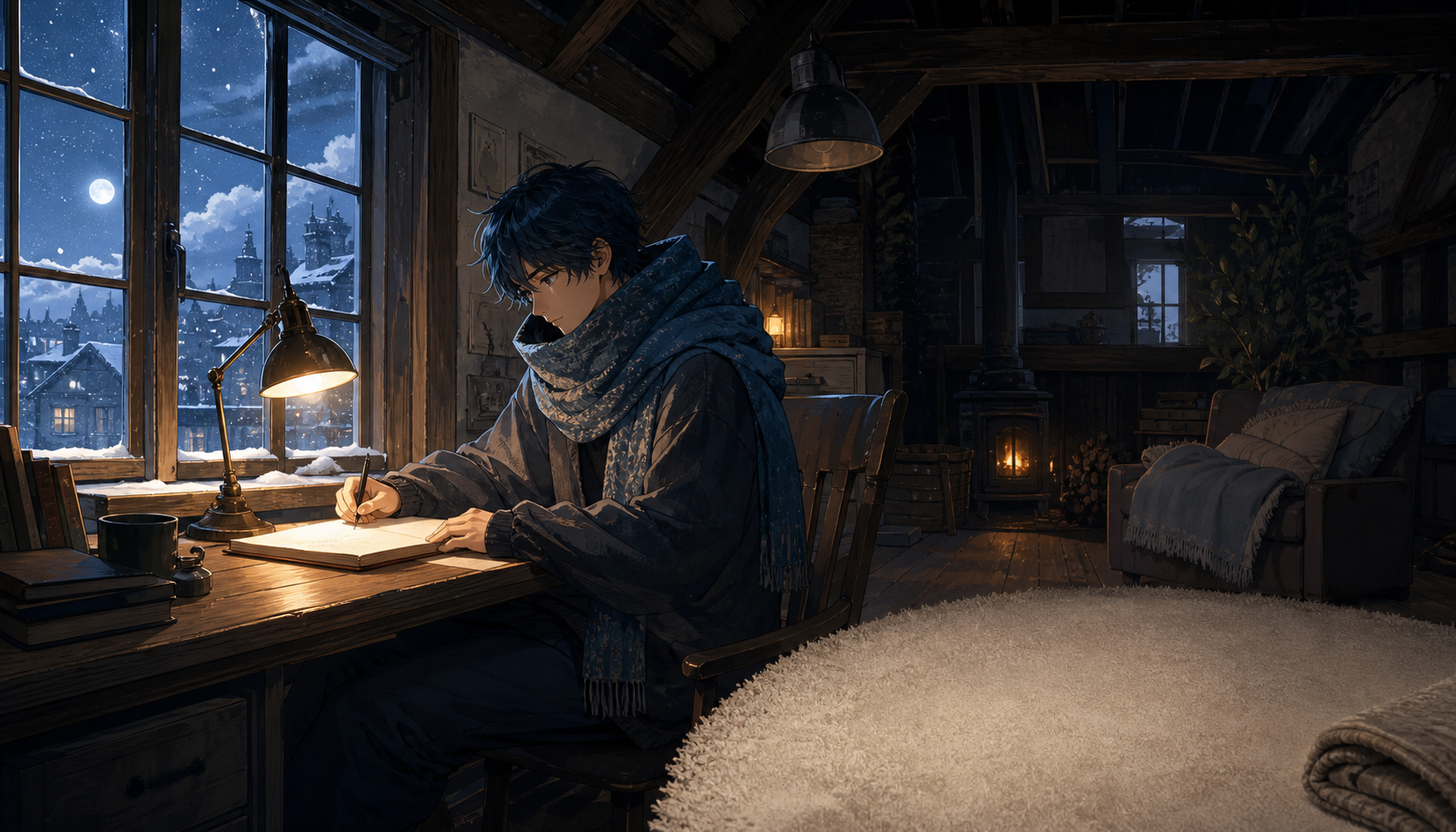 Winter Loft local wallpaper preview