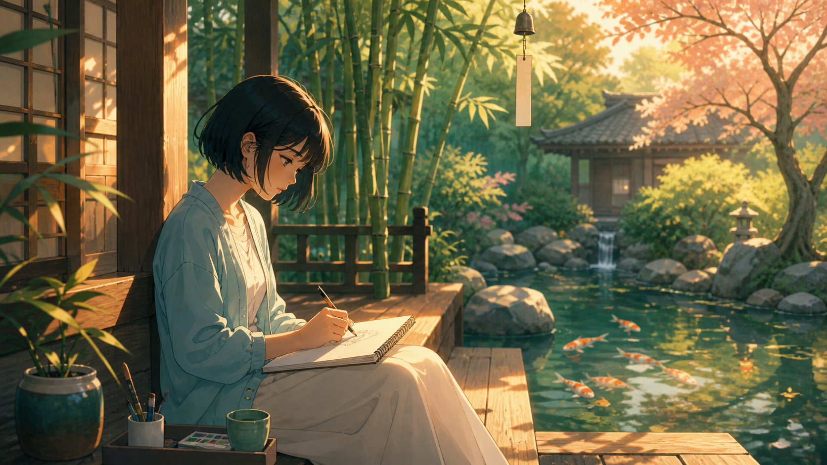 Bamboo Veranda local wallpaper preview
