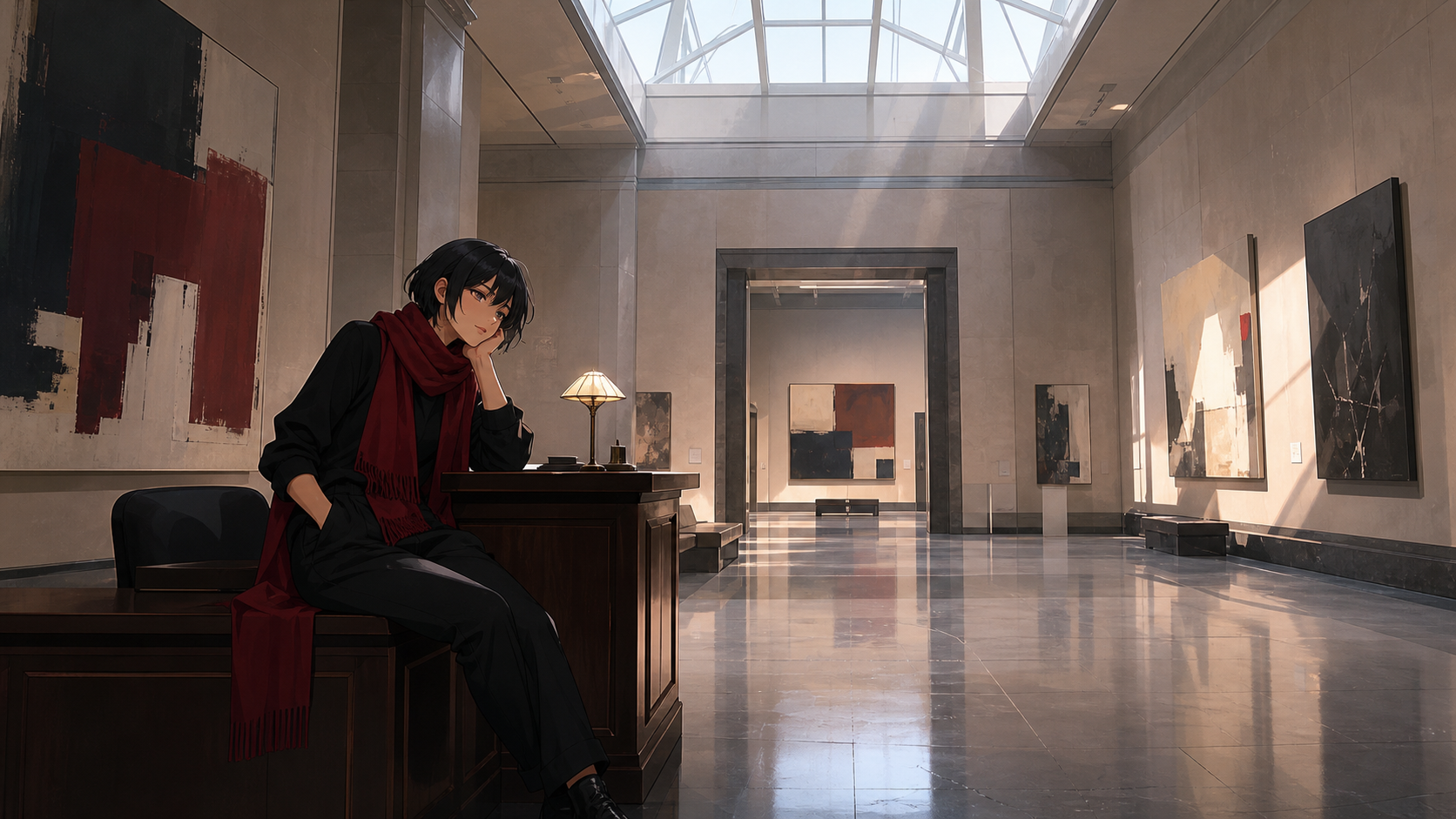 Quiet Museum Hall local wallpaper preview
