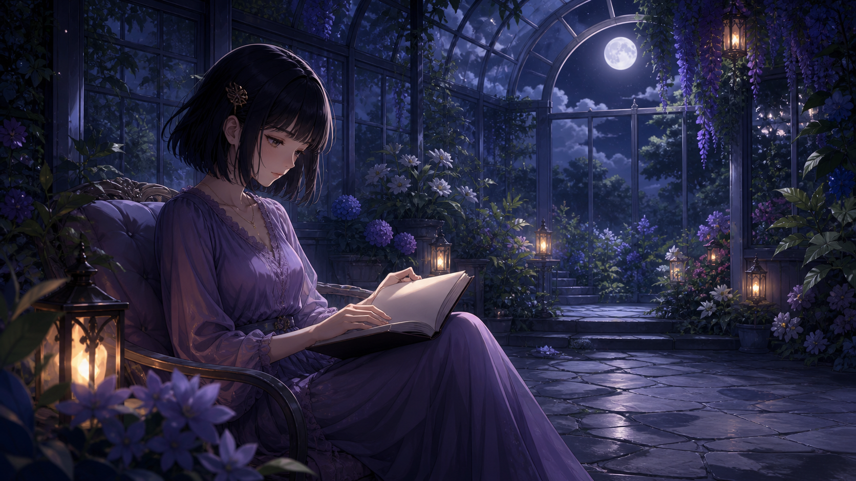 Moon Garden Conservatory local wallpaper preview