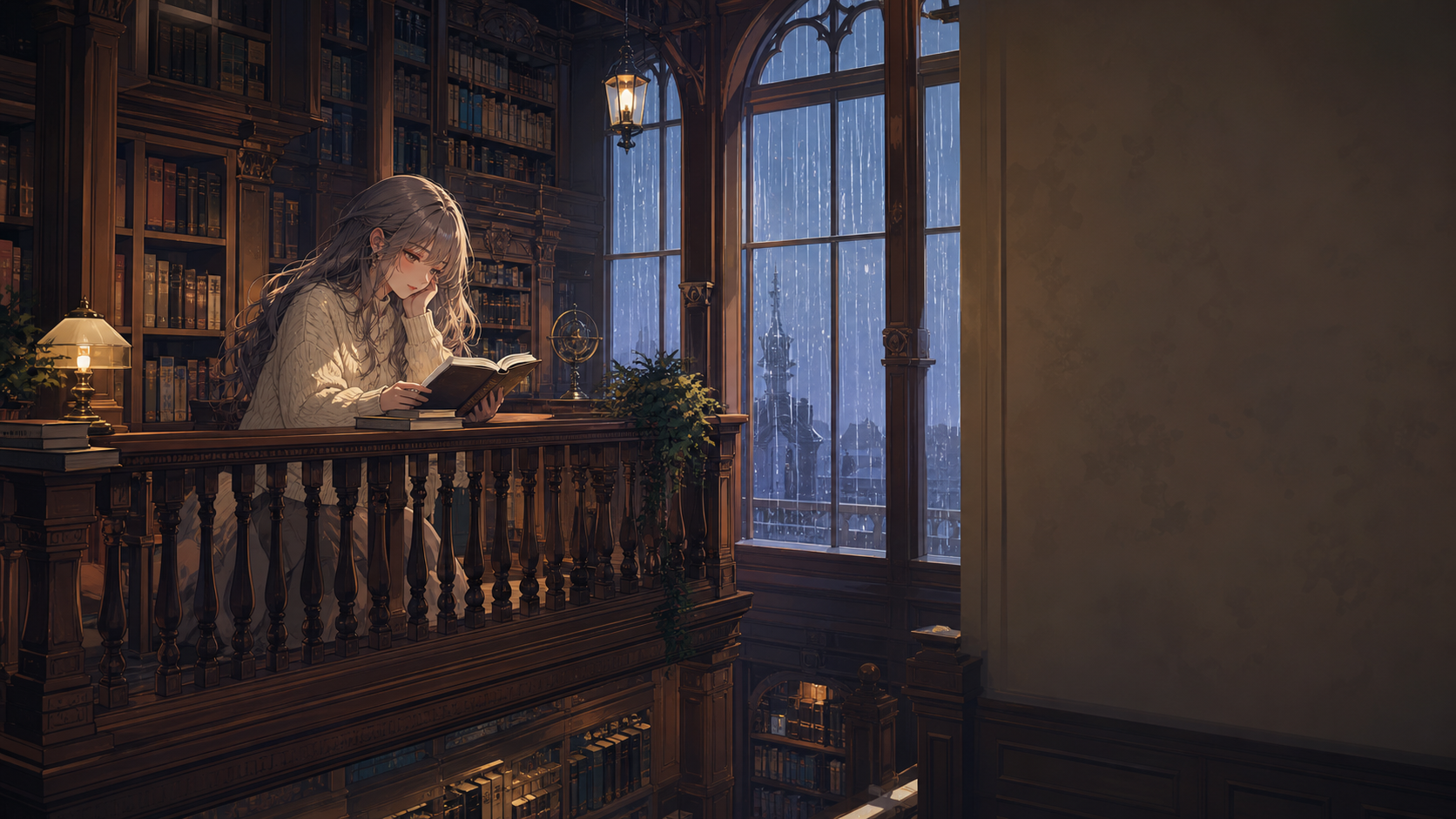 Library Balcony local wallpaper preview