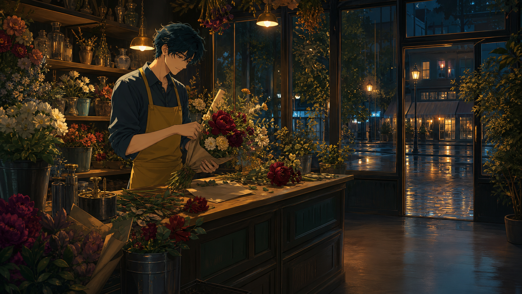 Night Florist local wallpaper preview